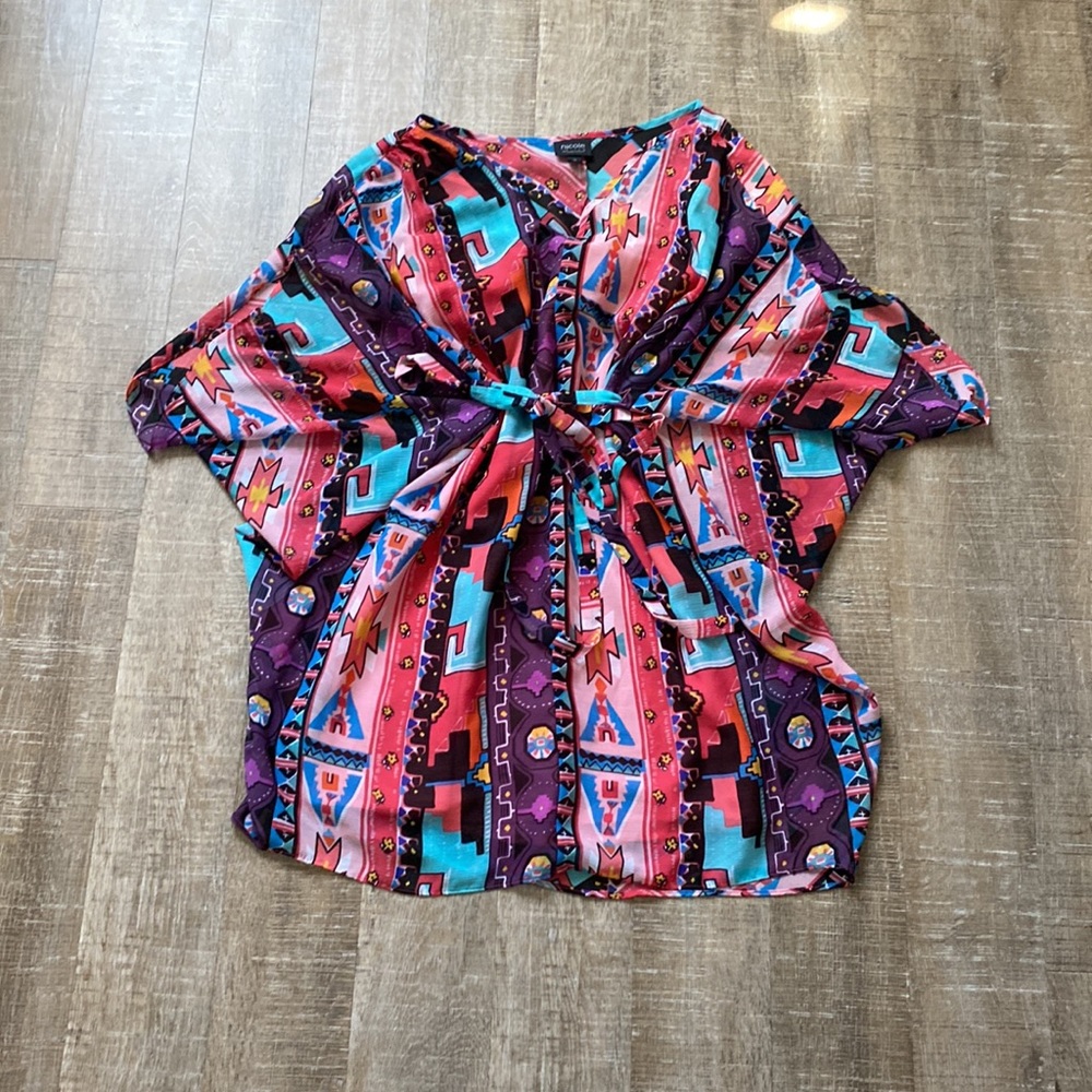 Nicole By Nicole Miller Aztec Print Dress